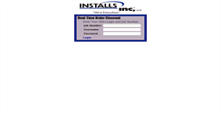 Desktop Screenshot of closeout.installs.com