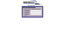Tablet Screenshot of closeout.installs.com